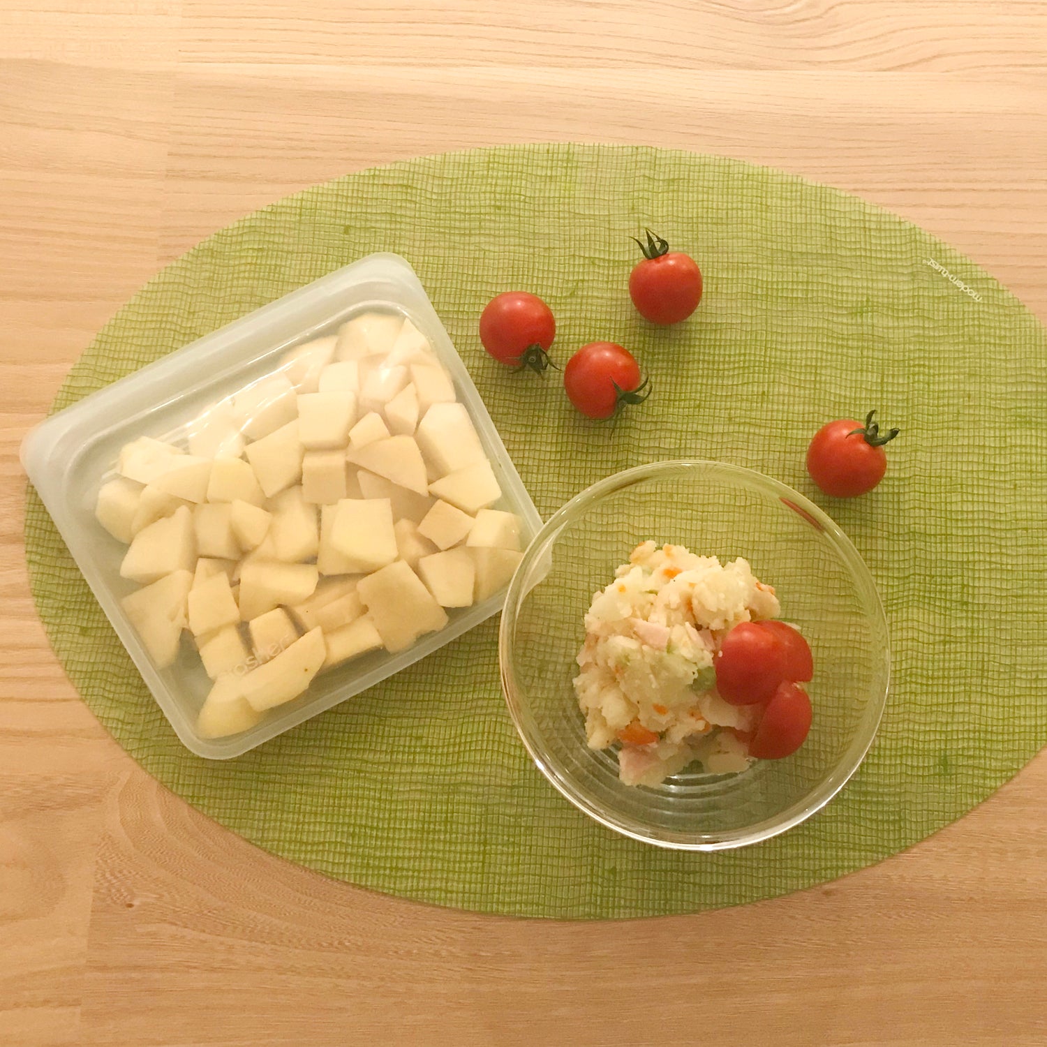 スタッシャーと電子レンジで簡単レシピ:ポテトサラダ