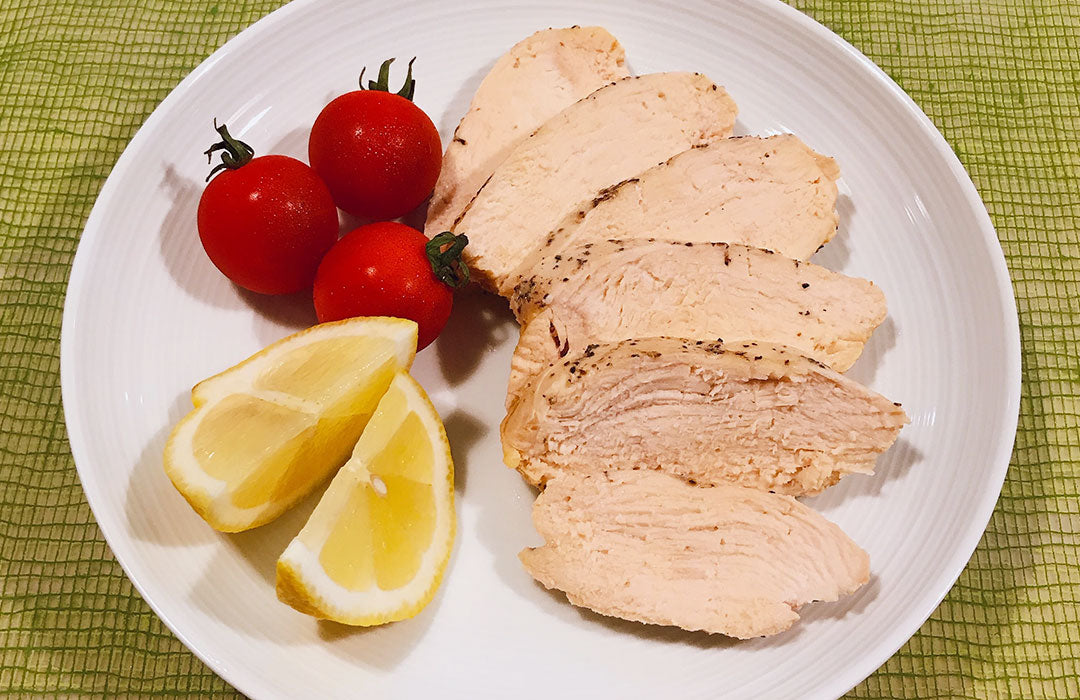 レモンが香る鶏ハム(サラダチキン)