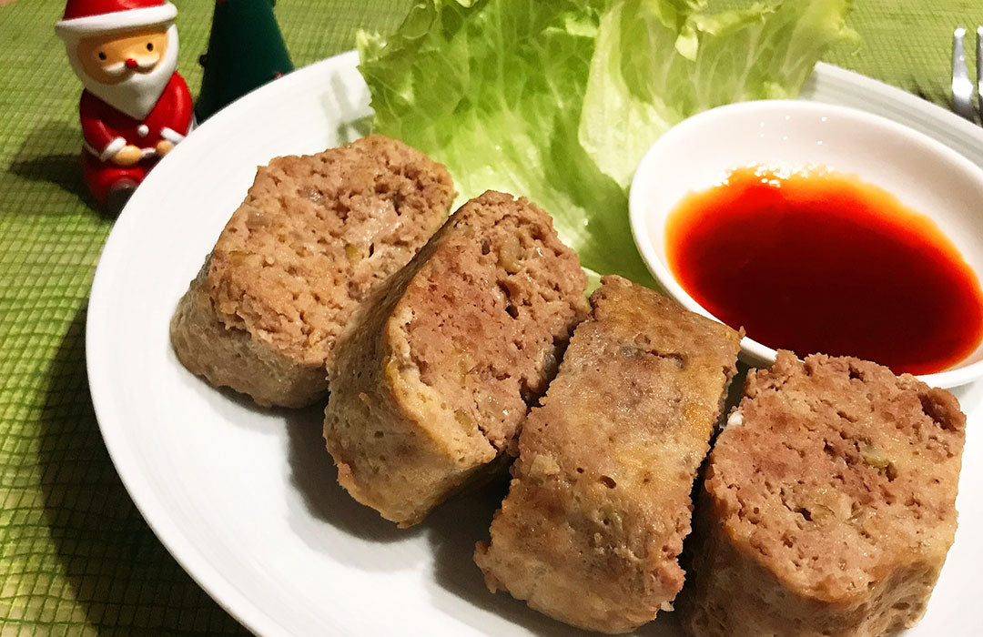 湯銭調理でヘルシー!ミートローフ