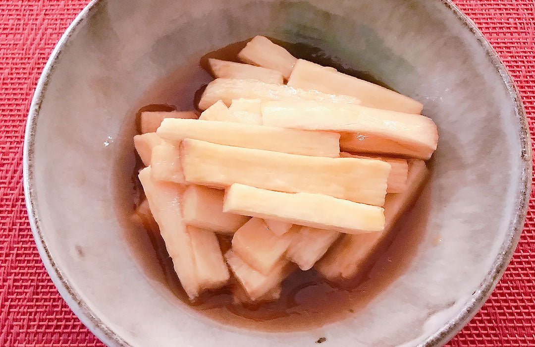 スタッシャーで漬けるだけ!長いものポン酢漬け