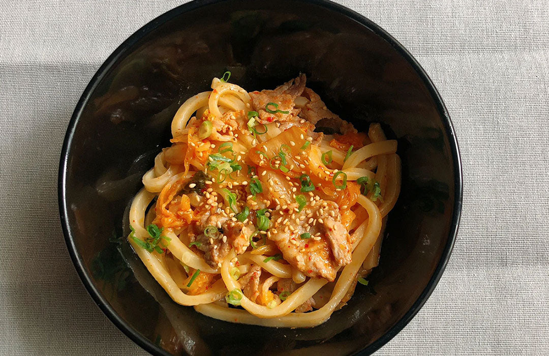 豚キムチうどん