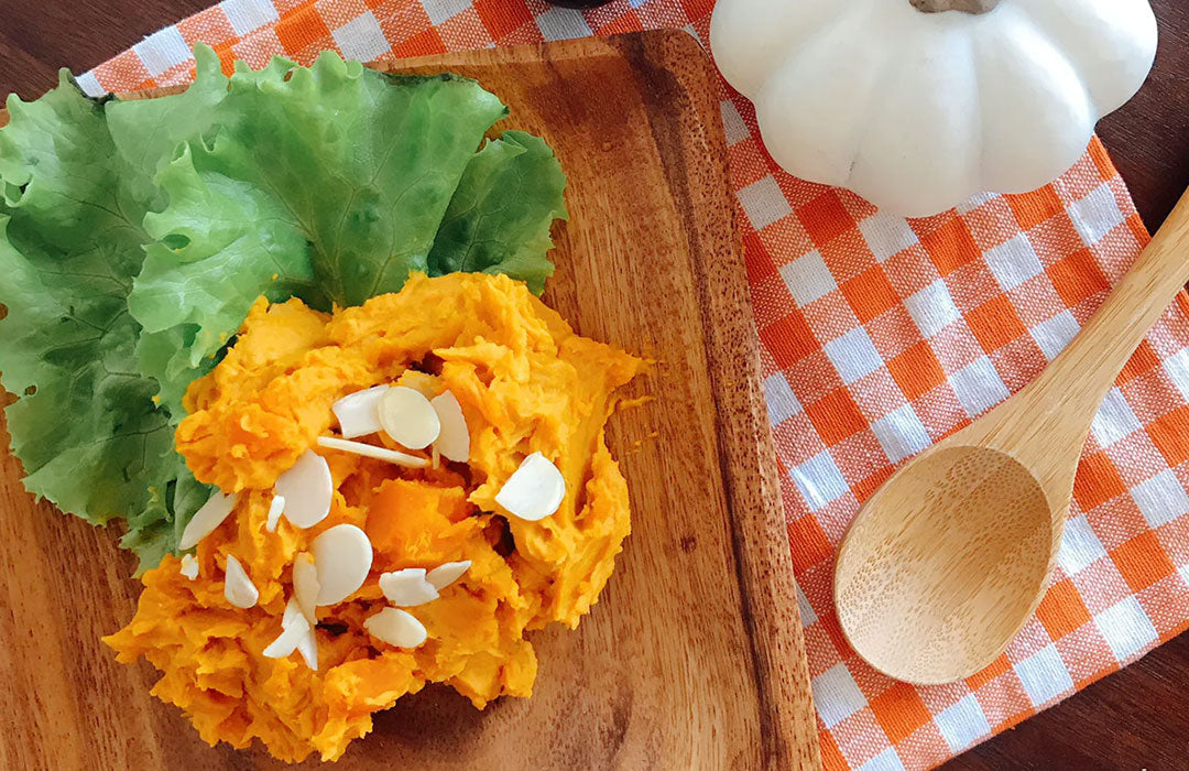 ハロウィンにピッタリ♪かぼちゃのサラダ