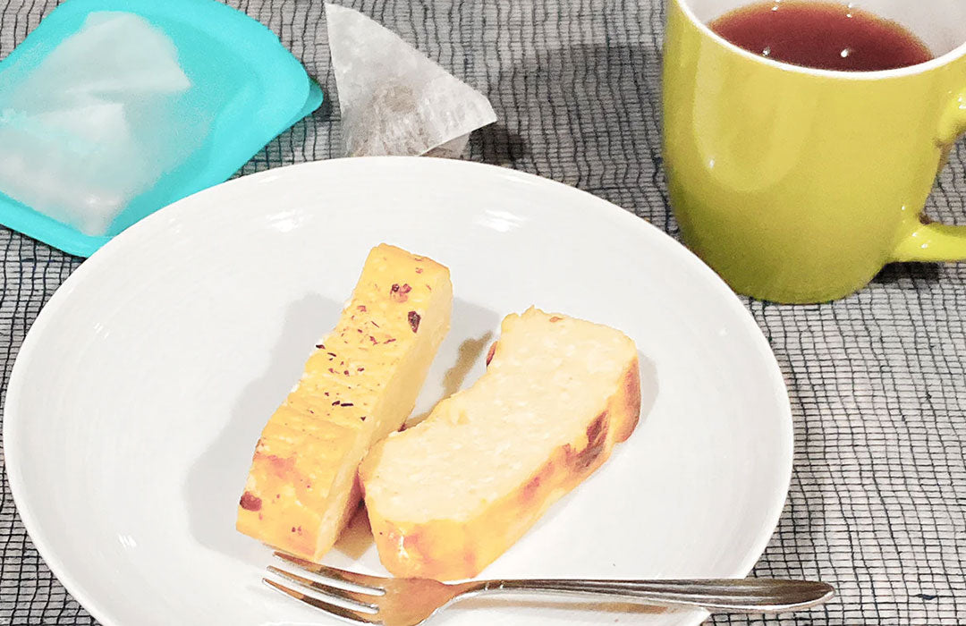 スタッシャー1つでオーブンまで!シンプルチーズケーキ