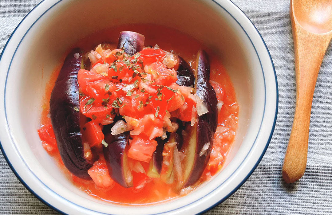 ナスとトマトのさっぱりマリネ