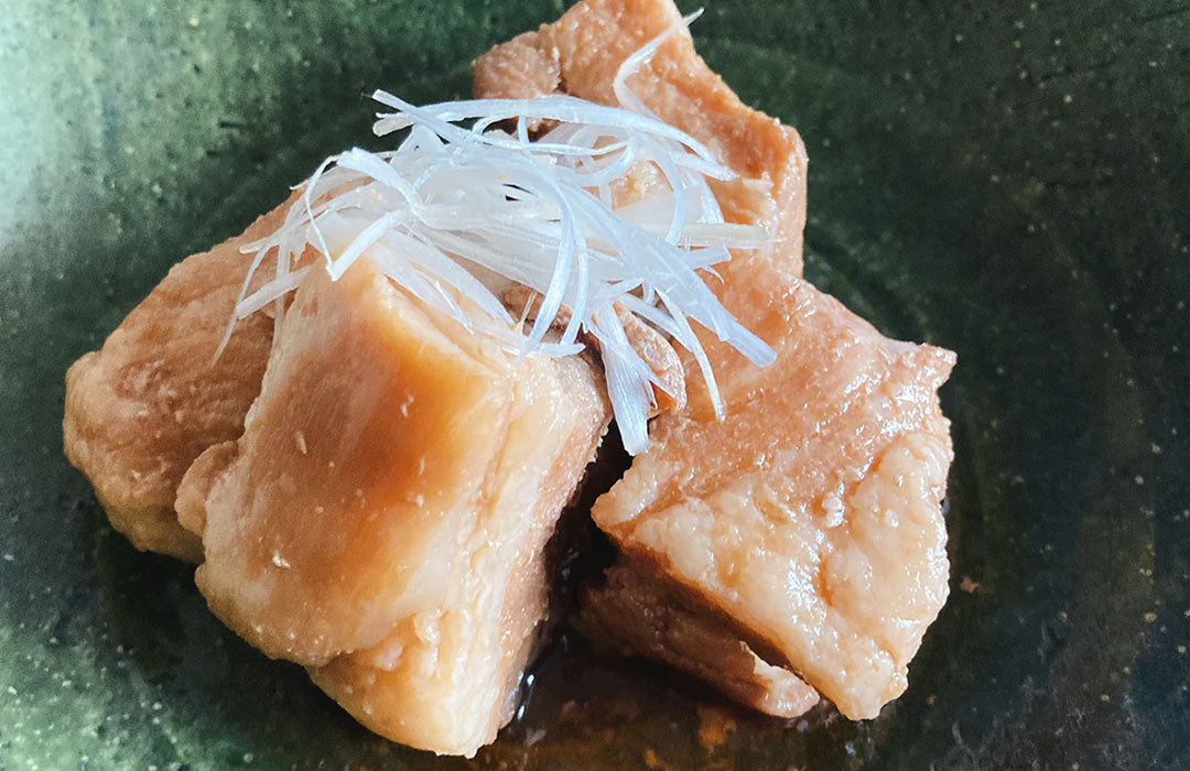 湯せんで簡単豚の角煮