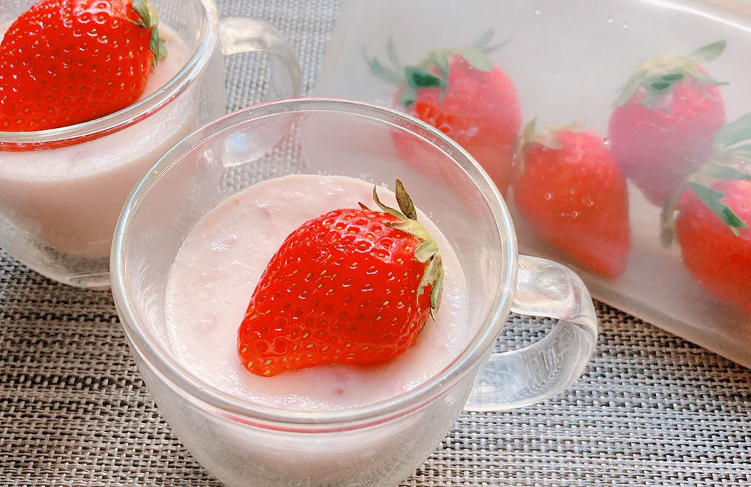 スタッシャーで作るイチゴプリン