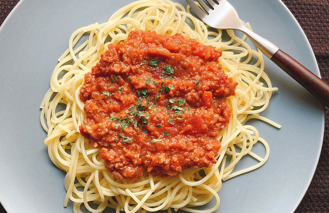 レンジで作るミートソース