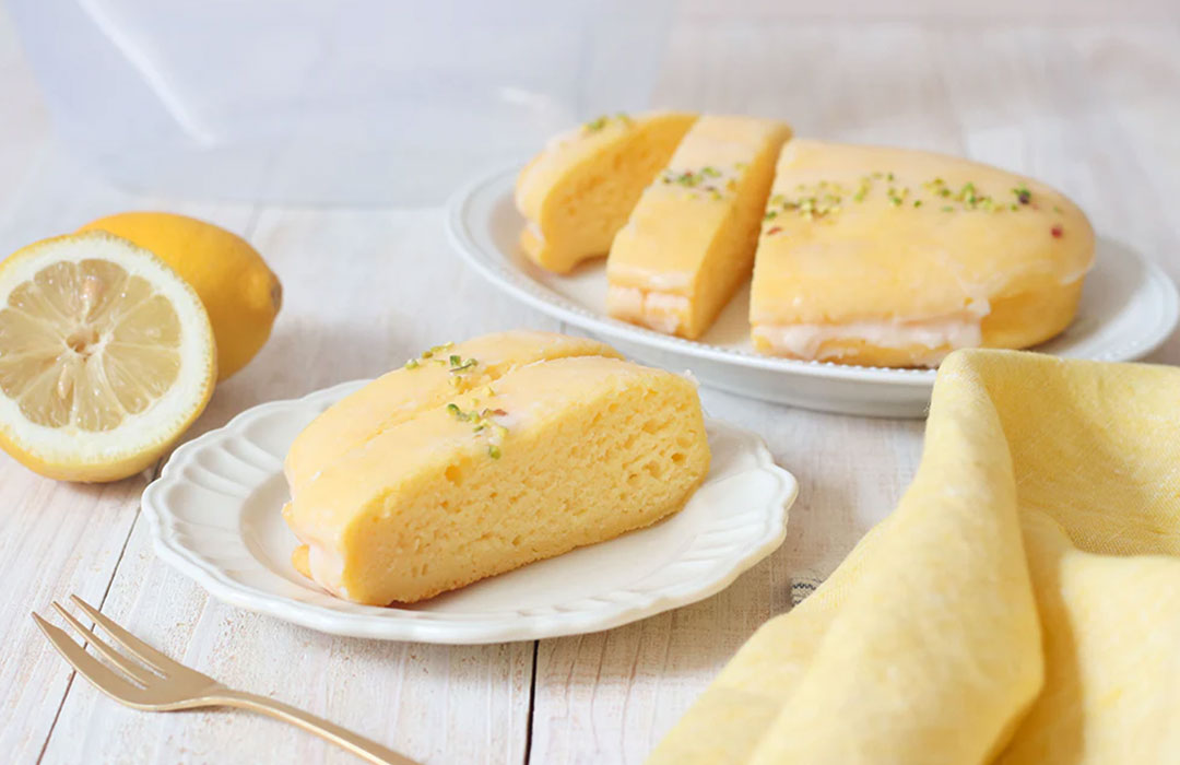 スタッシャーで♪グルテンフリーのレモンヨーグルトケーキ