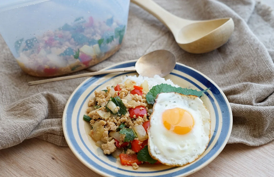 しそのさわやかな香り 和風ガパオ