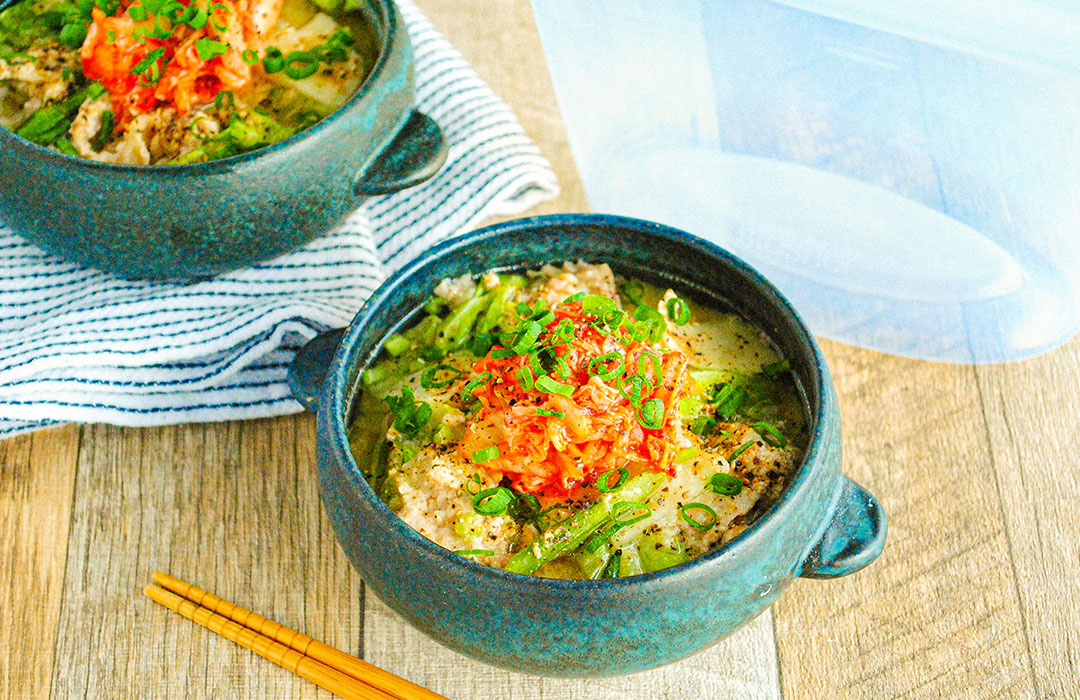 【12kgやせた管理栄養士考案】具だくさん!キムチみそ汁