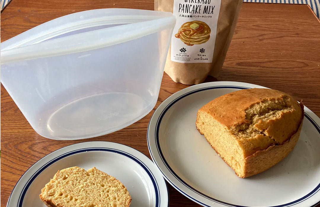 酒粕パンケーキミックスで作るパウンドケーキ