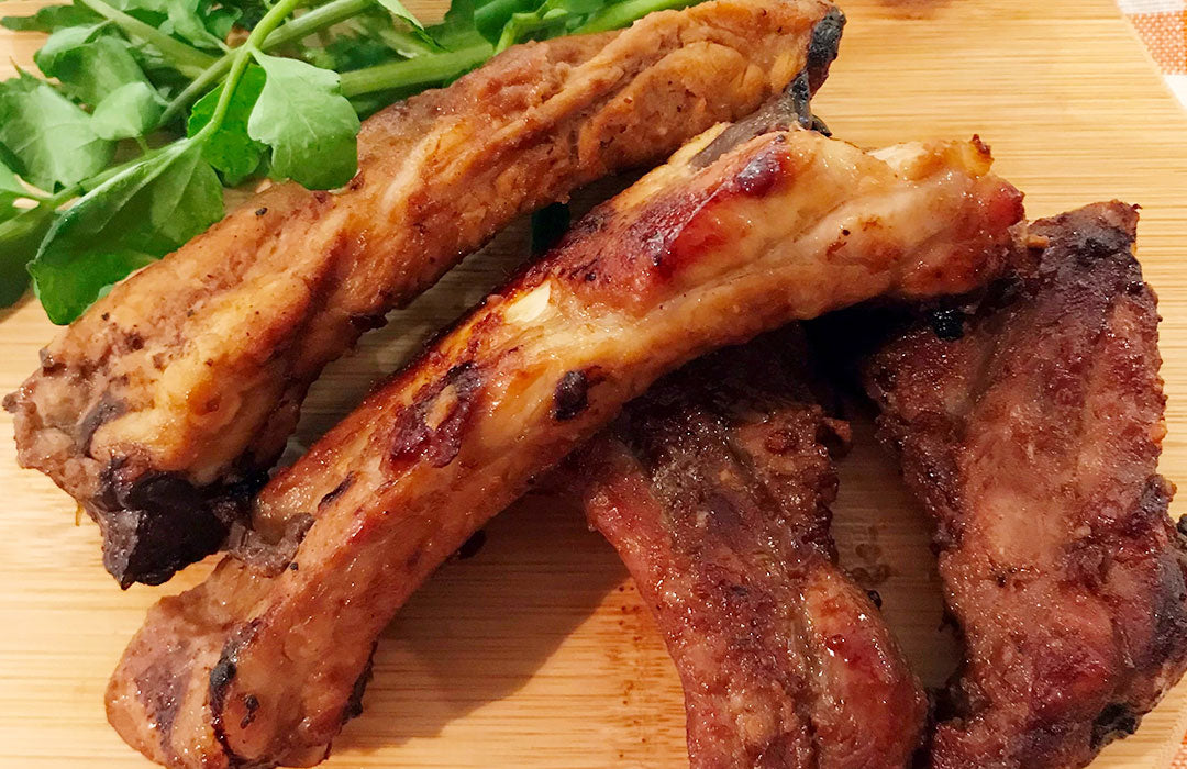 スタッシャーで漬け込んで焼くだけ！スペアリブ