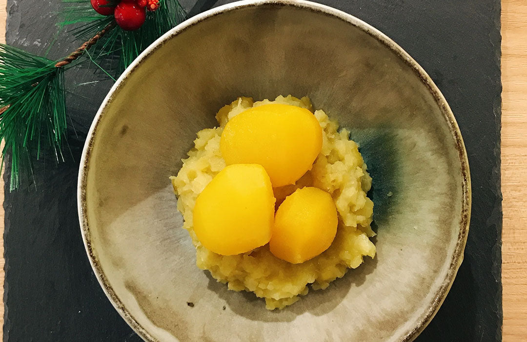 スタッシャーで作る簡単おせち：栗きんとん