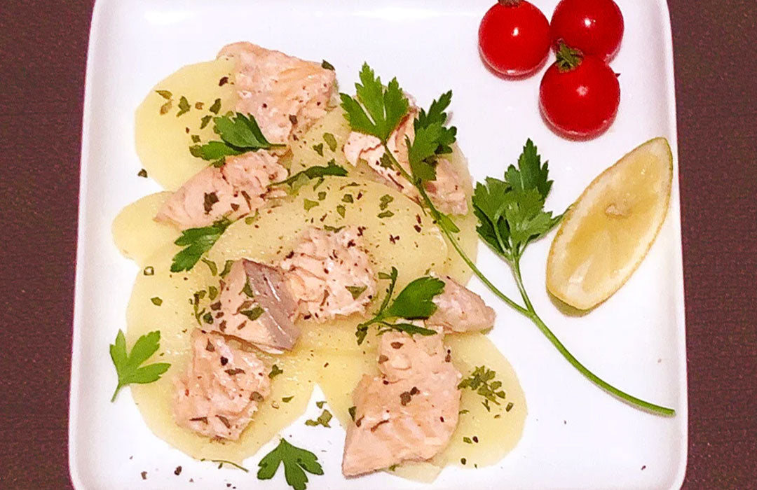 鮭とポテトの塩バター