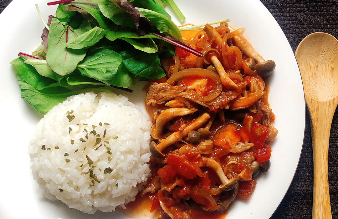 レンジで簡単ハッシュドビーフ