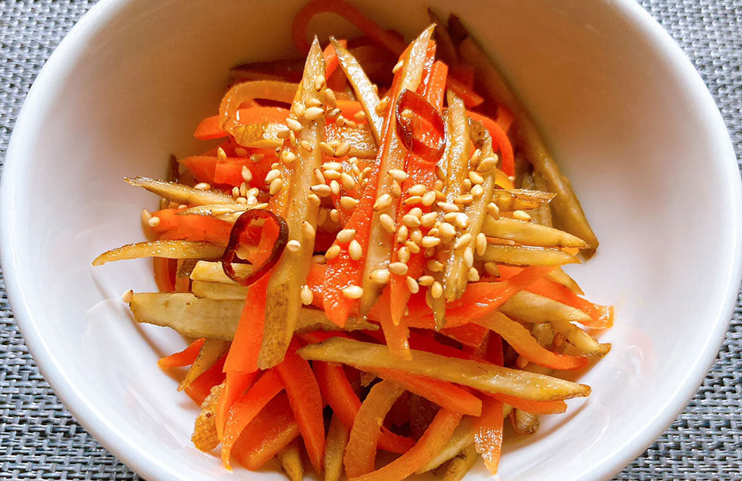 レンチンきんぴらごぼう