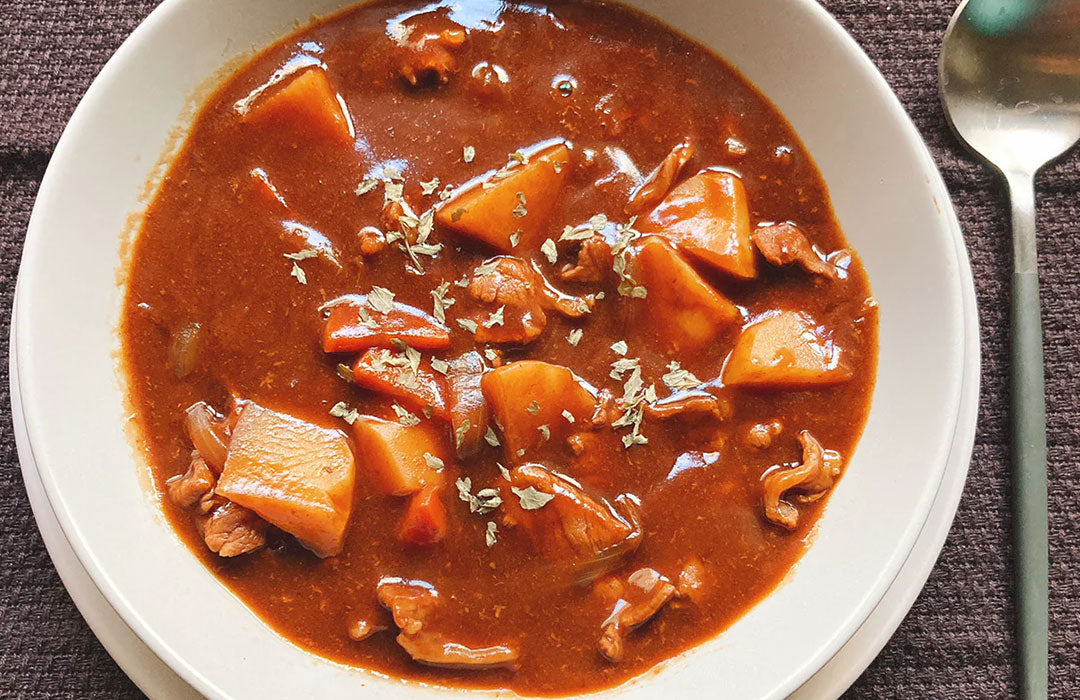 レンチンで簡単！ビーフシチュー