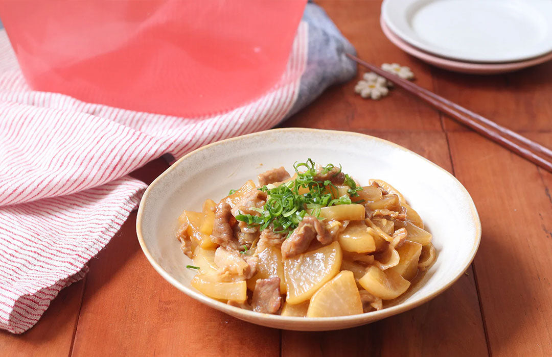 スタッシャーと電子レンジで作る基本の豚バラ大根