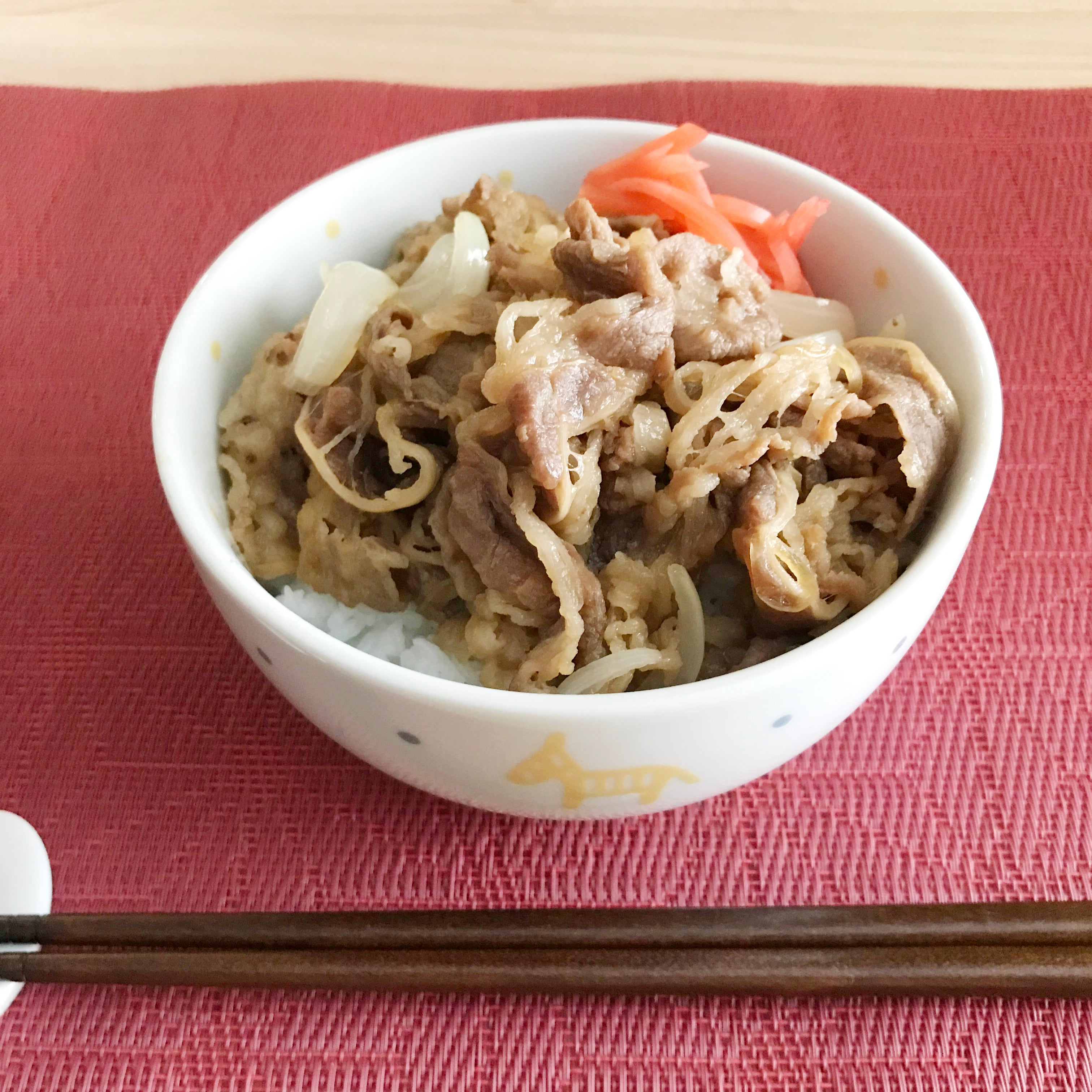 超簡単！！レンチン牛丼