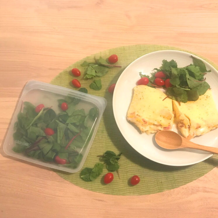 スタッシャー簡単レシピ：湯せんで簡単チーズオムレツ