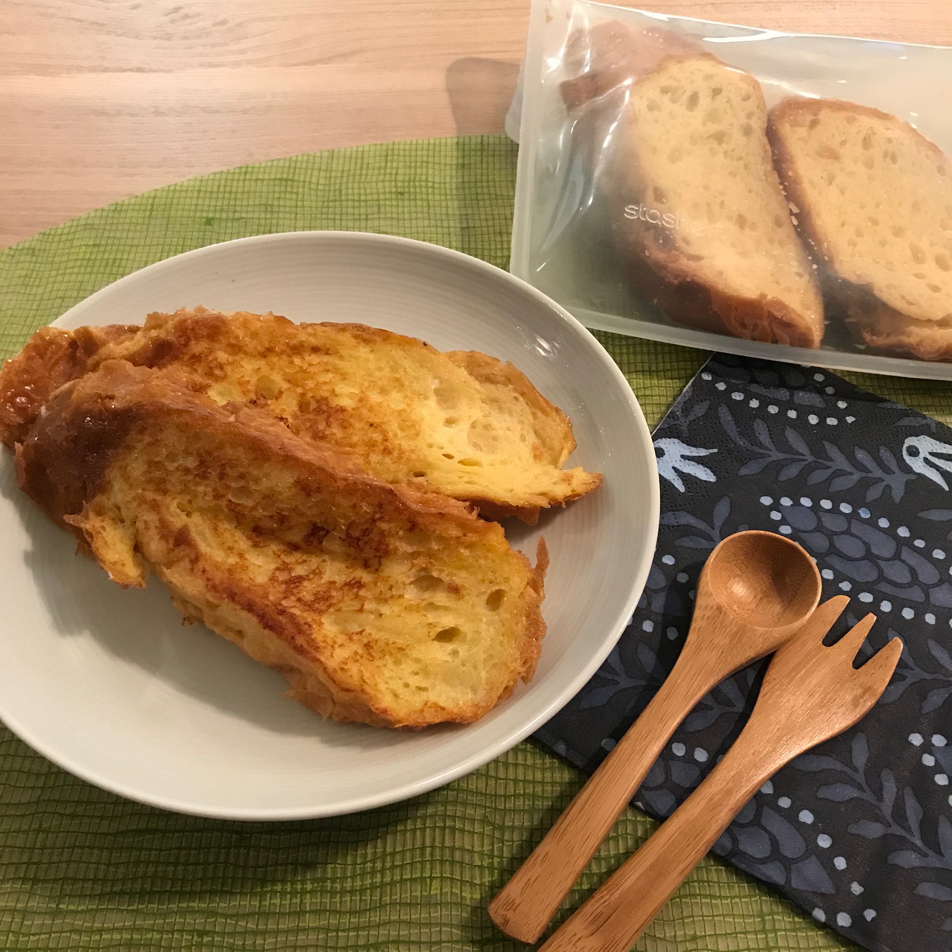 スタッシャー簡単レシピ：ふんわりフレンチトースト