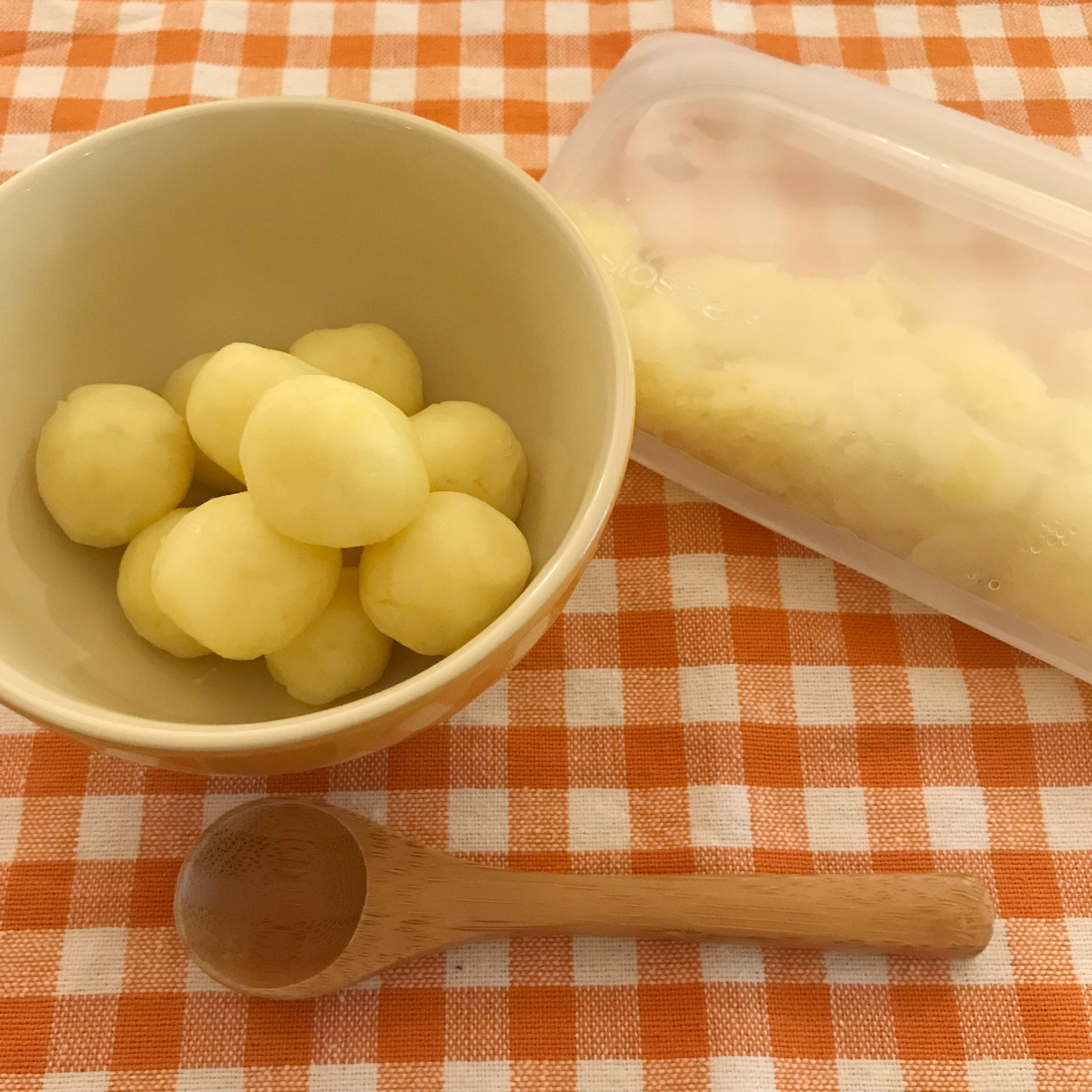 スタッシャーで作る離乳食　レンジで作るポテトボール