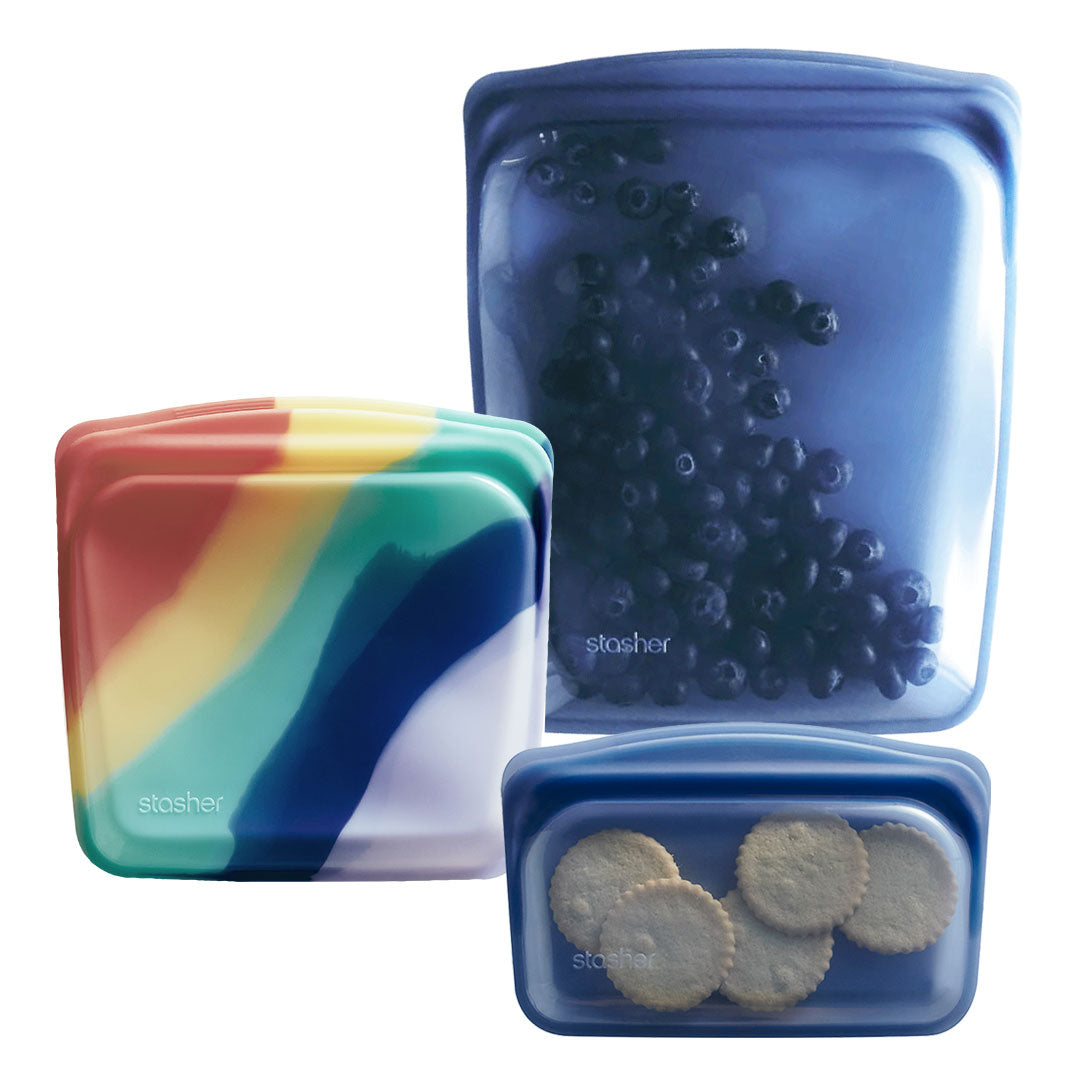 stasher(スタッシャー)lプラスチックフリーの保存容器